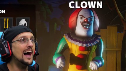 HELLO NEIGHBOR CLOWN's BIG SECRET!  FGTeeV plays SECRET NEIGHBOR #5!!