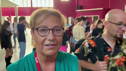 City of Portsmouth College principal Katy Quinn discussing results day