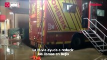 Vídeo | La lluvia ayuda a sofocar el incendio de Vall d'Ebo y a reducir las llamas en Bejís