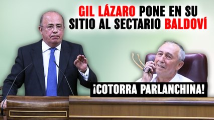 El sectario Baldoví insulta a VOX y Gil Lázaro lo pone en su sitio: “¡Cotorra parlanchina!”