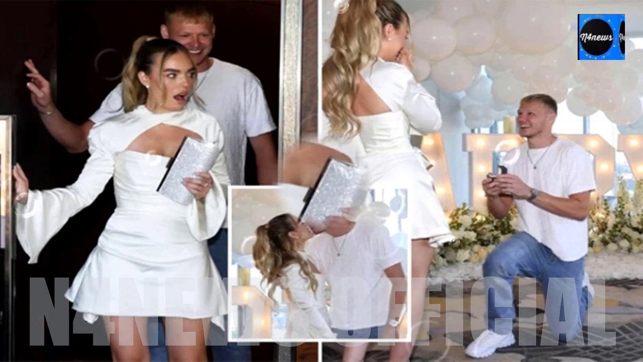 Arsenal star Aaron Ramsdale gets engaged to stunning flight attendant girlfriend Georgina Irwin in romantic proposal