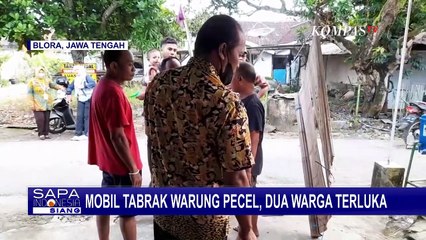 Mobil Tabrak Warung Nasi Pecel di Blora, 2 Orang Alami Patah Tulang dan Dilarikan ke Rumah Sakit!