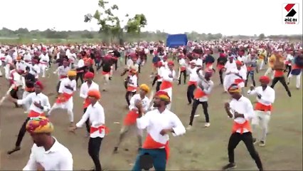 જામનગરમાં 5 હજાર યુવાનોએ તલવાર સાથે શૌર્યરાસ રમી વર્લ્ડ રેકોર્ડ બનાવ્યો