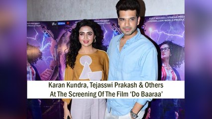 Karan Kundra, Tejasswi Prakash & Others At The Screening Of The Film ‘Do Baaraa’