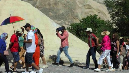 Kilis genel haberi... Kapadokya'daki kiliseleri gezmek için dakikalarca sıra beklediler