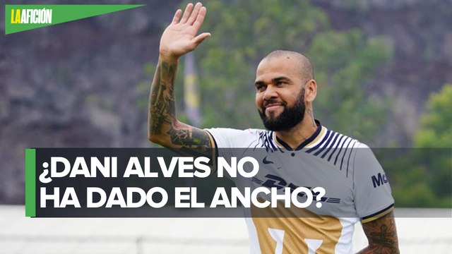 Dani Alves: mucha taquilla, pocos puntos con Pumas