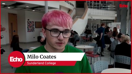 A-level results day in Sunderland