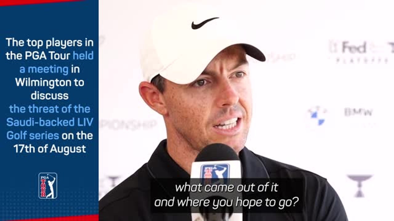 Mcilroy praise 'hero' Tiger Woods after meeting to discuss LIV Golf