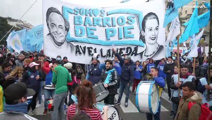 Argentine : des milliers de manifestants dans la rue contre la flambée des prix