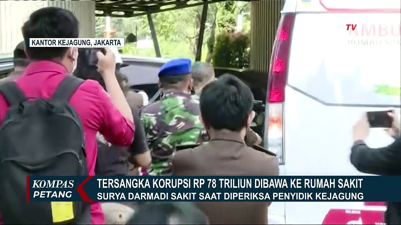 Tersangka Korupsi Lahan Sawit Surya Darmadi Dibawa Ke Rumah Sakit