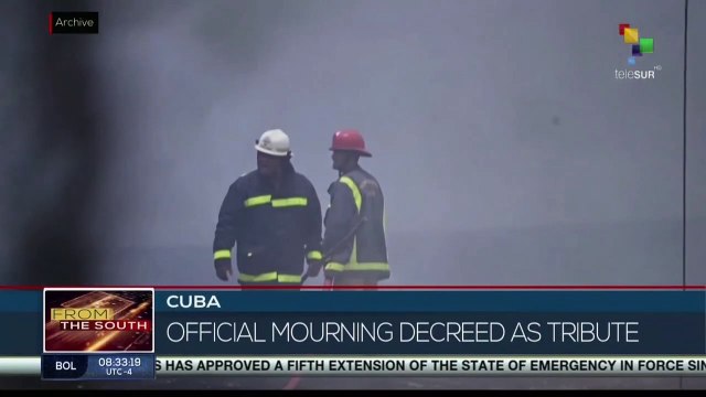 Cuba declares official mourning for victims of fire in Matanzas