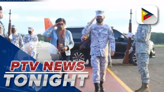 National Security Adviser Sec. Clarita Carlos visits troops, residents of Pag-asa Island
