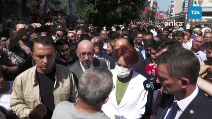 Esenyurt'ta Akşener ve vatandaş arasında gerilim: 'Yalancı!' diye bağırdı