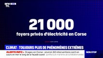 Corse: 21.000 foyers sont toujours privés d'électricité