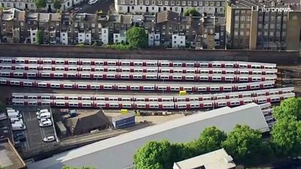 Huelga masiva de los ferroviarios británicos por el aumento de la inflación