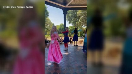 Disney princess parade comes to Kent high street