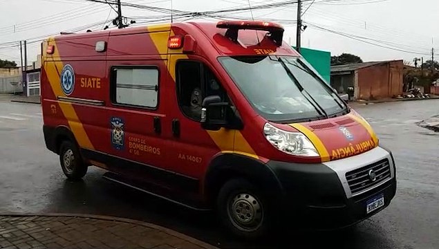 Motociclista sofre laceração no dedo durante acidente de trânsito no Bairro Interlagos