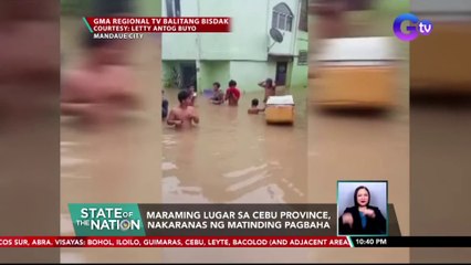 Maraming lugar sa Cebu Province, nakaranas ng matinding pagbaha | SONA