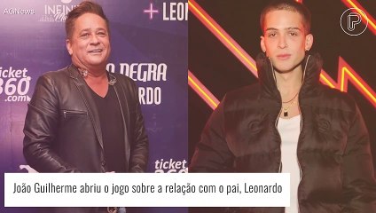 João Guilherme dá detalhes da relação com o pai, Leonardo: 'Não foi presente desde bebê'