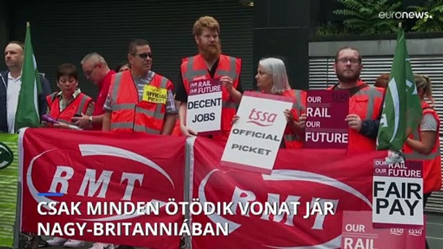 Csak minden ötödik vonat jár Nagy-Britanniában