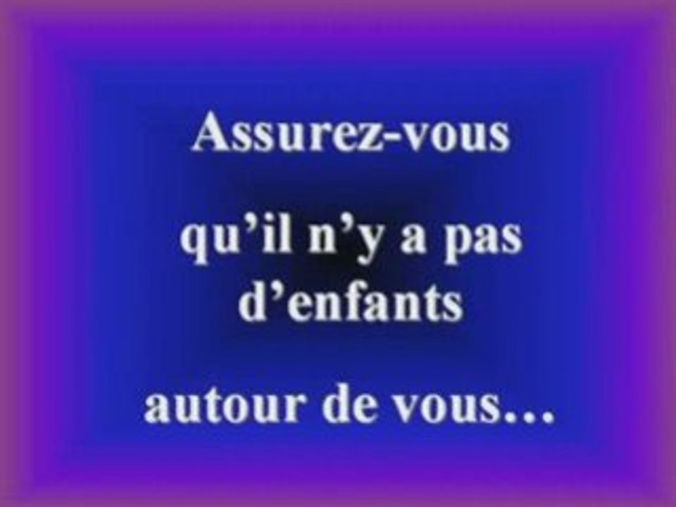 Attention âme sensible s'abstenir....