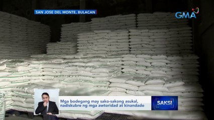 Mga bodegang may sako-sakong asukal, nadiskubre ng mga awtoridad at kinandado | Saksi