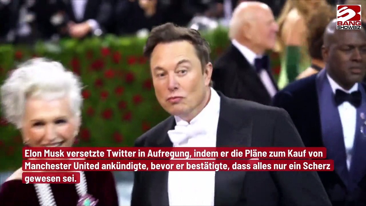 Elon Musk scherzt über den Kauf von Manchester United