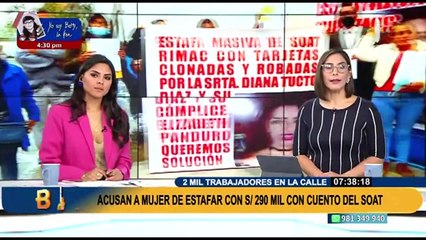 Se habría quedado con S/. 290 Mil:  Habla la mujer acusada se estafar con el cuento del SOAT