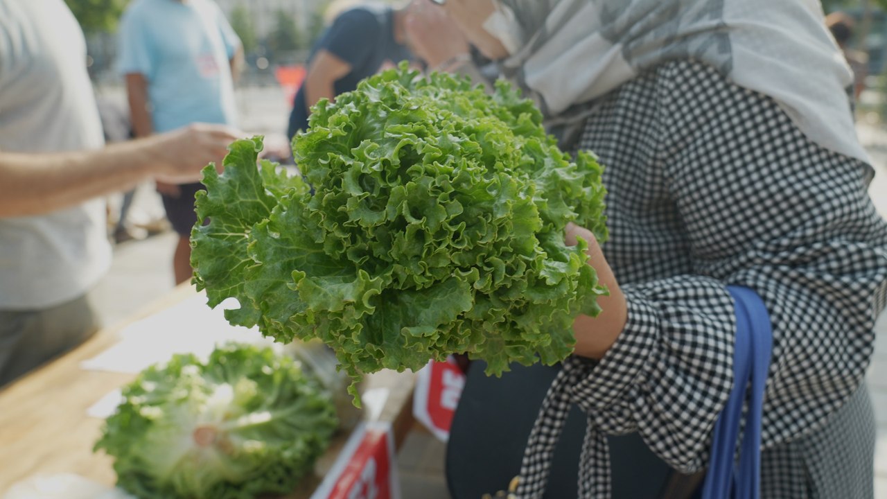 «Ici c'est moins cher» : le marché solidaire, d...