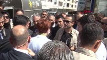 ESENYURT'TA AKŞENER'İN ZİYARETİ SIRASINDA GERGİNLİK