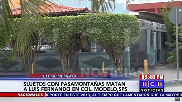 A balazos asesinan a una persona en la colonia Modelo de SPS