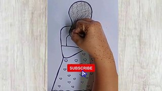 How To Draw Baby Doll For Kids l Baby Doll Drawing For Kids l Baby Doll l Drawing Coloring Art