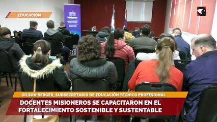 Docentes misioneros se capacitaron en el fortalecimiento sostenible y sustentable