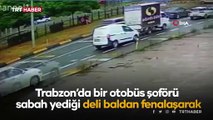 Deli bal kazaya neden oldu