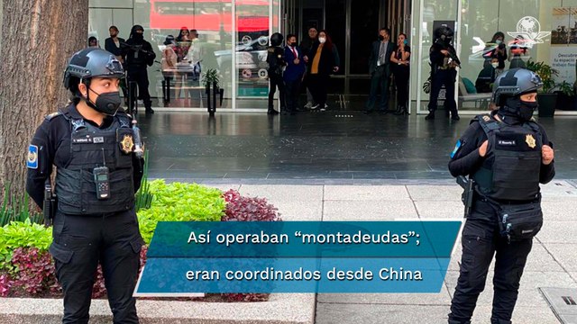 García Harfuch: Algunos call centers de “montadeudas” eran coordinados desde China