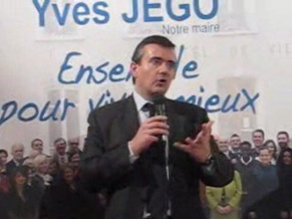 remerciements d'yves Jégo à ses militants et soutiens