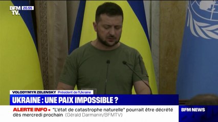 Volodymyr Zelensky: "Il est inacceptable que la Russie nous mette tous au bord d'une catastrophe nucléaire mondiale"