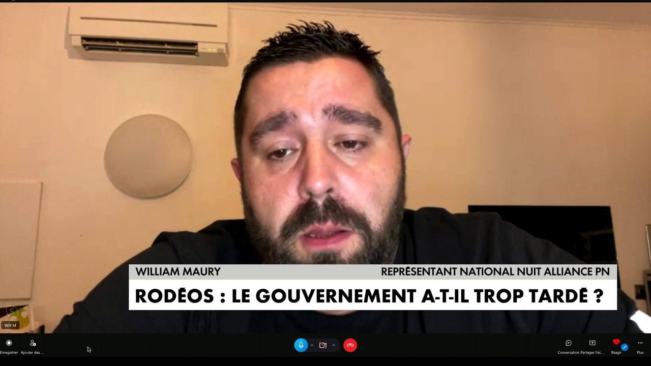 William Maury sur les rodéos : «On fait gonfler les chiffres et on a une hiérarchie qui passe pour les bons élèves»