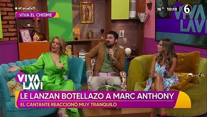 Marc Anthony recibe botellazo durante concierto