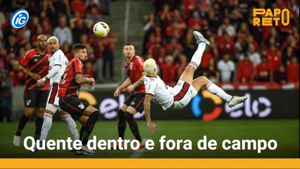 Clima quente dentro e fora de campo