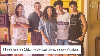 Novela 'Pantanal': filho de Tenório assedia Muda e zomba de casamento com Tibério