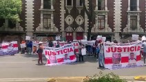 Manifestación en Secretaría de Gobierno de la #CDMX por los 2 desaparecidos restantes de #Apulco #Zacatecas