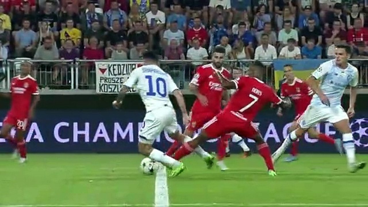 UEFA Champions League 2022 08 17 Playoff First Leg Dynamo Kyiv vs Benfica