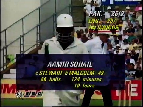 1992 England v Pakistan 5th Test Day 2 Aug 7th at The Oval 1992