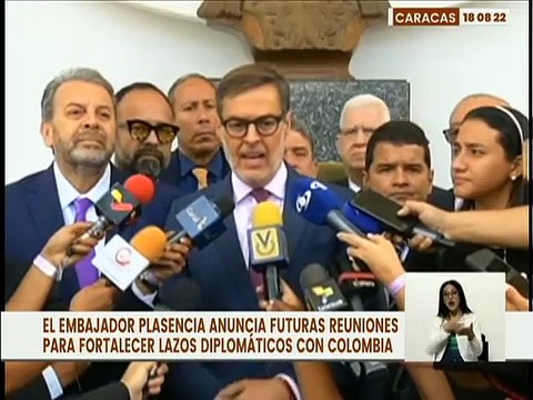 Embajador Plasencia anuncia la agenda que fortalecerá lazos diplomáticos con el Gobierno de Colombia