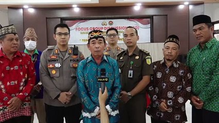 Divisi Humas Polri Gelar FGD Di Mapolres Katingan, Kalteng
