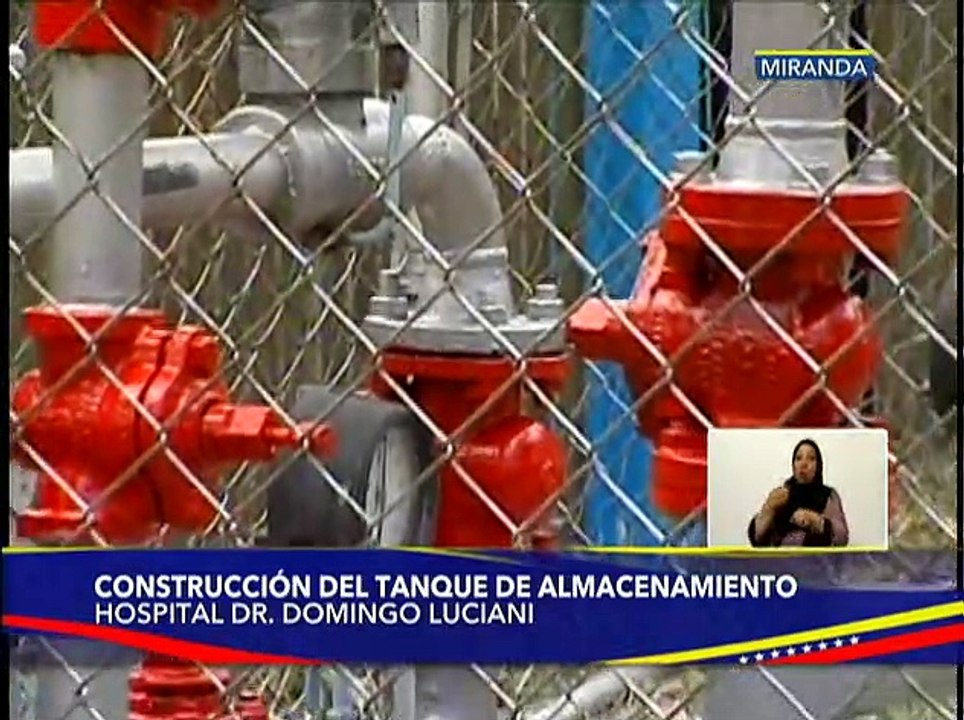 Miranda | Inauguran tanque de almacenamiento de agua que abastece al Hospital Dr. Domingo Luciani