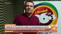 Rádio Liberdade FM de Pombal firma parceria para transmitir debate com candidatos ao governo