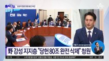 ‘당헌 개정’ 연일 직격…與 “사당화·셀프 면죄”