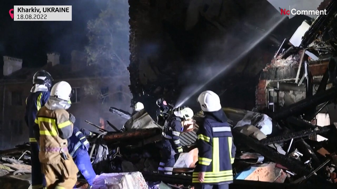 Charkiw: Wohngebäude zerstört - sieben Tote